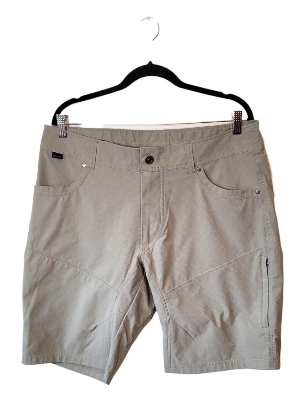 Kuhl Men's Casual Light Khaki Tech Shorts Size 36